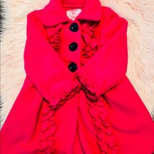 2/3T Hot Pink Copper Key Coat